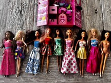 Large collection of plastic dolls, wardrobe, shoes, bags Accessories