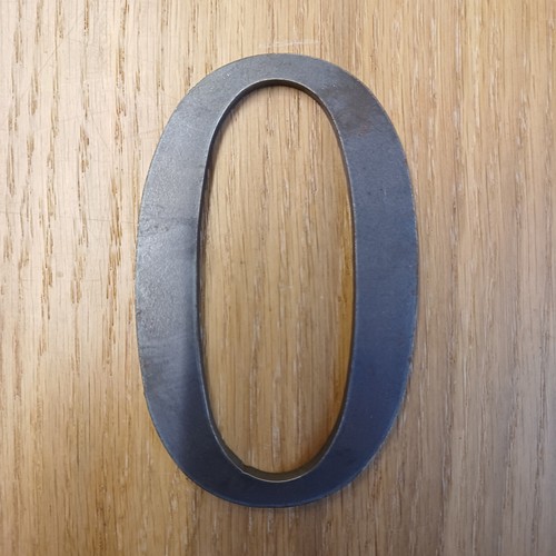Bare steel numbers - numbers, 4mm