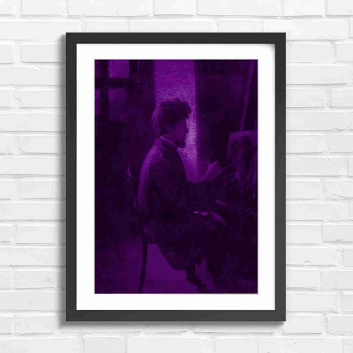 Vintage artist painting - artist,