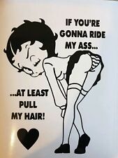 1x Betty Boop Vinyl Sticker