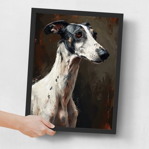 Greyhound dog wall art - wall,