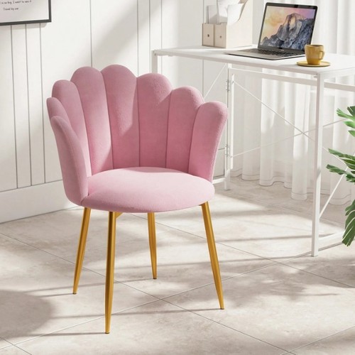 Velvet accent chair - velvet, vanity