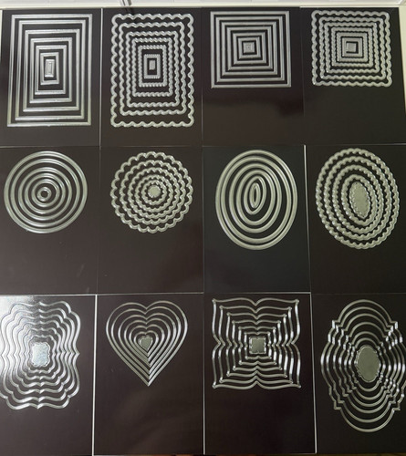 Lot nested shapes hot - 5,