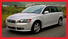 VOLVO V50  2004 - 2007 R-DESIGN  BODY KIT  - FRONT SPOILER + REAR  + SIDE SKIRTS