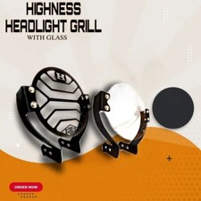 "HEADLIGHT GRILL WITH GLASS"