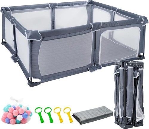 Foldable baby playpen with - baby,