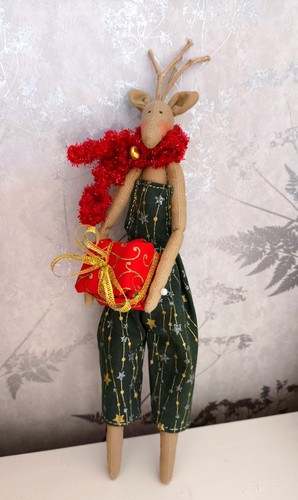 Handmade christmas deer - handmade,