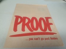 1967 HOLDEN HR Orig  Sales