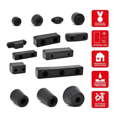 Heavy duty rubber door buffer - heavy,