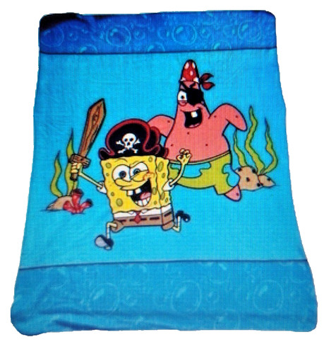 Vintage sponge bob - vintage, square