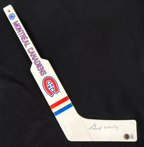 Gump worsley signed montreal - gump,