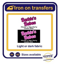 Personalised BARBIES BABES hen