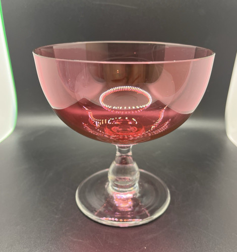 Vintage cranberry glass - cranberry,
