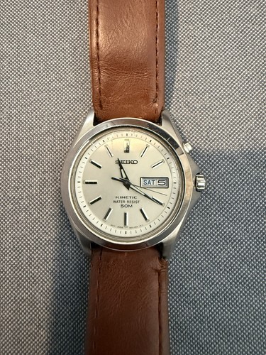 Seiko kinetic silver - seiko,
