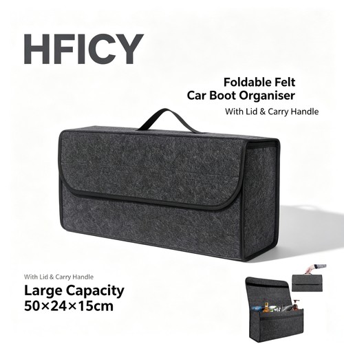 Collapsible felt car boot - car,