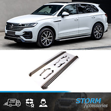 OE STYLE SIDE STEPS RUNNING BOARDS PAIR FOR VW TOUAREG 2019 ONWARD