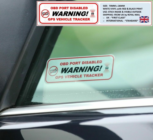 Warning obd port disabled - 4,