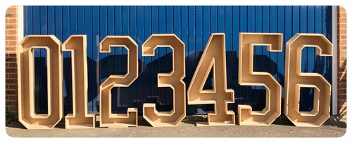 4ft mdf letters and - mdf, numbers