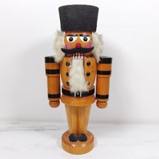 Vintage Toy German Wood Nutcracker 27cm tall Wooden Figure Figurine