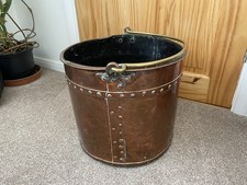 Antique Copper & Brass Bucket