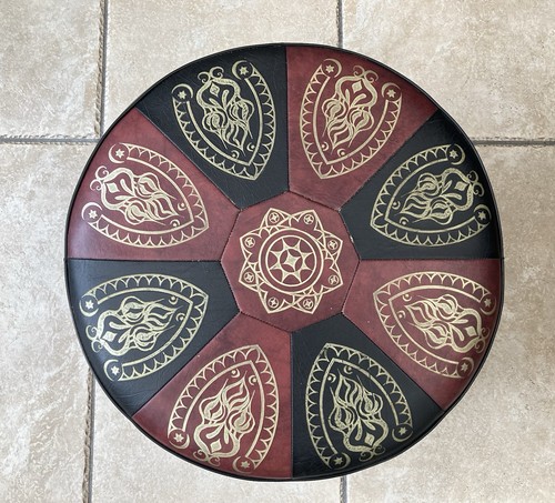 Vintage sherborne round pouffe - vintage,