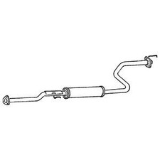 Centre Pipe & Silencer for