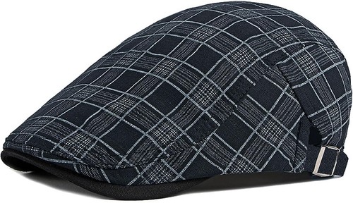 Yameize retro plaid men flat - yameize,