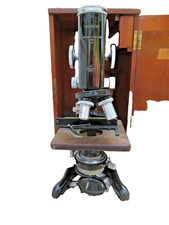 Watson & Sons Service Microscope 1941 – Vintage British Optics in Case