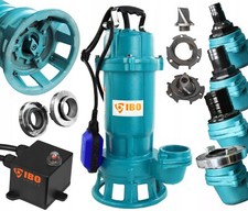 1500W Submersible Dirty Water Pump Grinder Sewage Well Septic Flood Sewage Sump