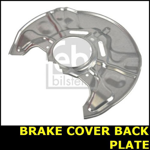 Brake cover back plate - back, front
