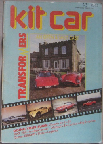 Kit car magazine 1988 - car,