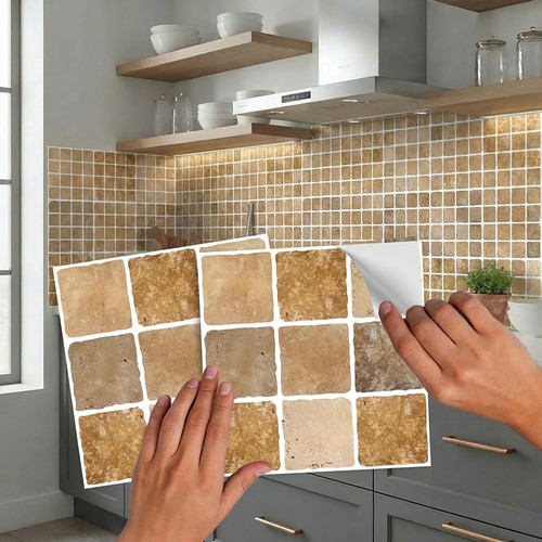 Peel and stick tile stickers - peel,
