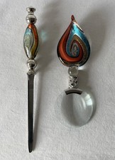 Fancy Swirled Glass Handle