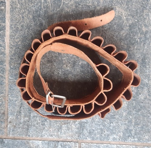 Bore cartridge leather - leather, belt