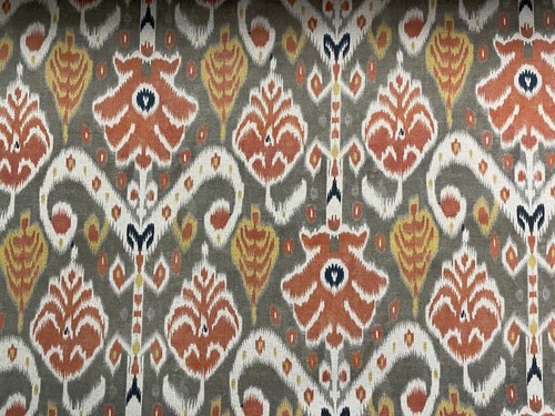 Buketan ikat terracotta linen - buketan,