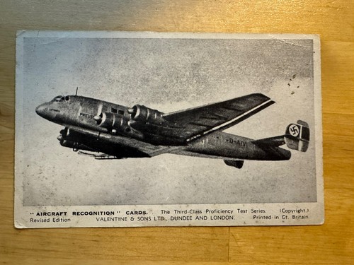 Postcard aircraft - -,