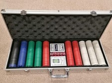 Poker Set Texas Hold'em Poker Game + Case