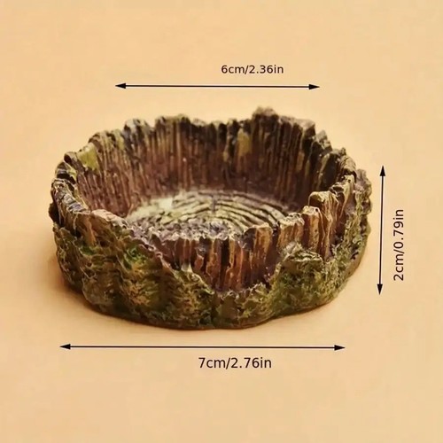 1pcs tree stump shaped reptile - stump,