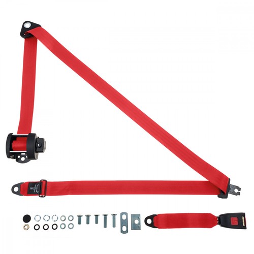 Rear automatic seat belt - belt, for