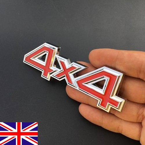 Metal sticker 4x4 logo - metal,