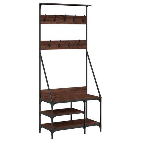 Clothes rack with shoe - with,