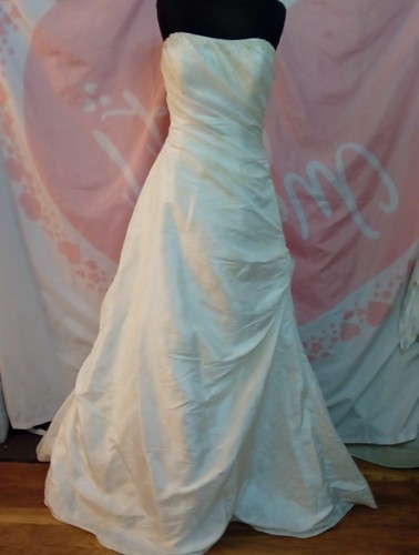 Wedding dress size12 - , ivory