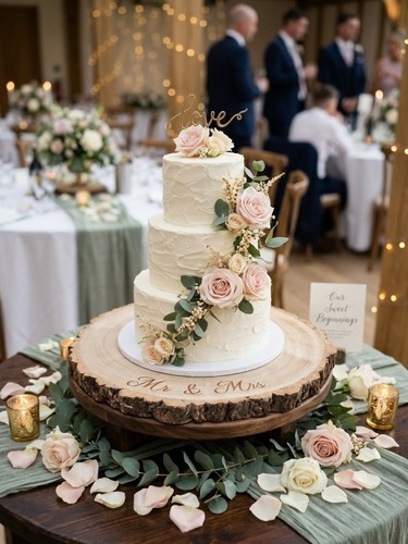 Personalised wooden small - small, cake