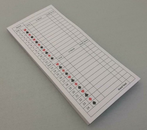 Whist scorecards pads - x, 2