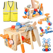 Wooden Toys Kids Tool Set, 39