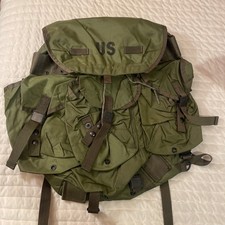 VINTAGE US Army OD Green Alice LC-1 LARGE Combat Field Pack NylonNo frame straps