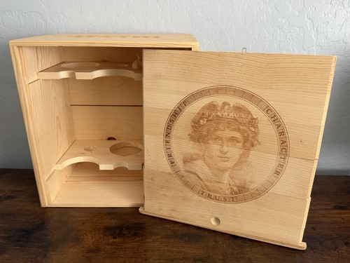 Bond winery wooden wine crate - wooden,