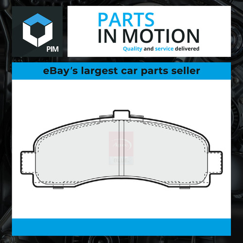 Brake pads set - set, nissan