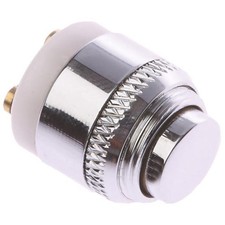 Polished Chrome Polished Chrome Bell Push Button Only