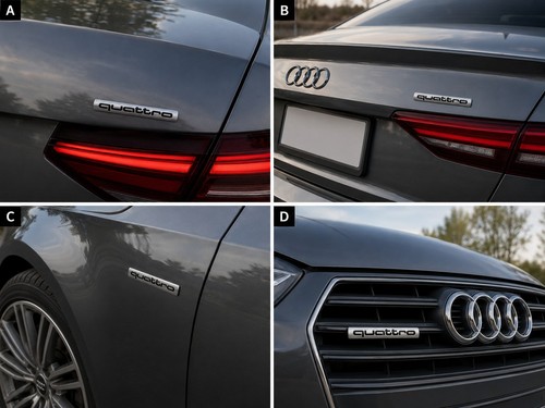 Audi quattro side - quattro, side/rear